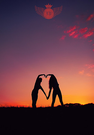 teen portrait, sunset